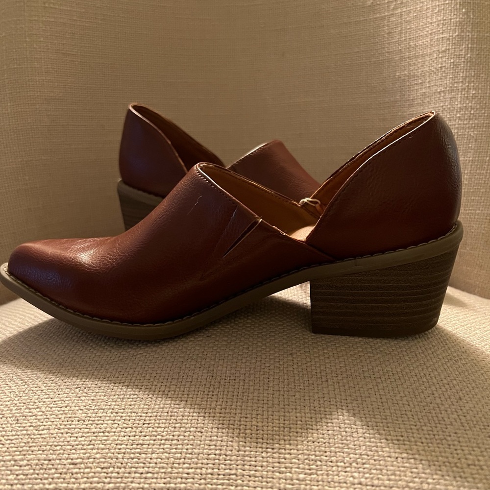 Brown Low Booties